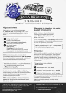 Retrosõit 2020 kutse