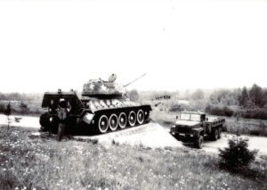 Mäksa tanki T-34/85 äravedu 1993