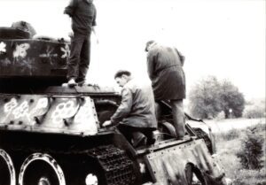 Mäksa tanki T-34/85 äravedu 1993