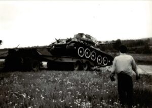 Mäksa tanki T-34/85 äravedu 1993