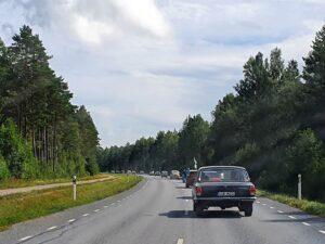 Väinamere sõit 2020 maanteel