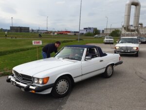 Levatek õhturalli 2023 mai Mercedes-Benz 560 SL